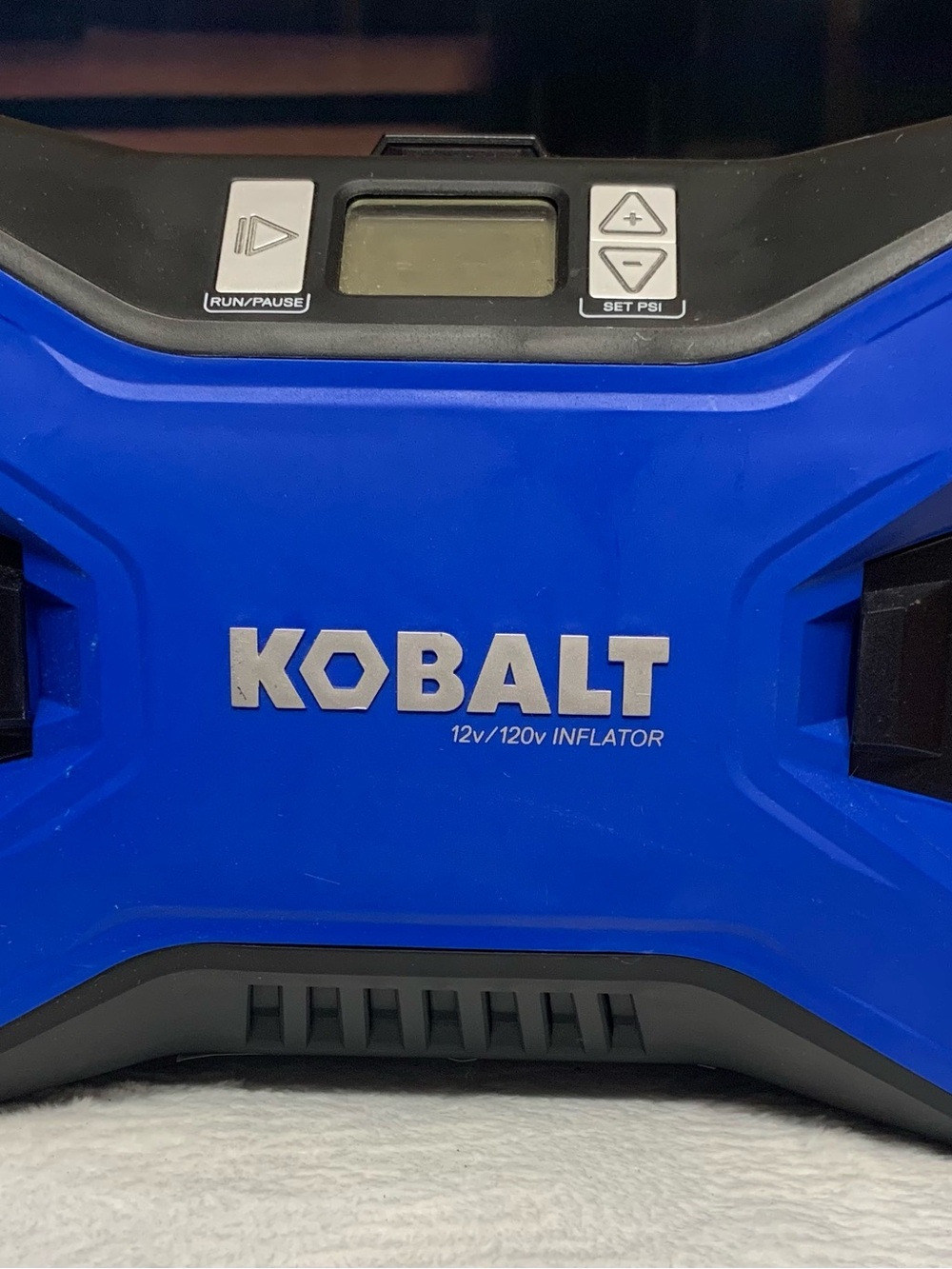 Kobalt Blue Portable Inflator - 12V/120V